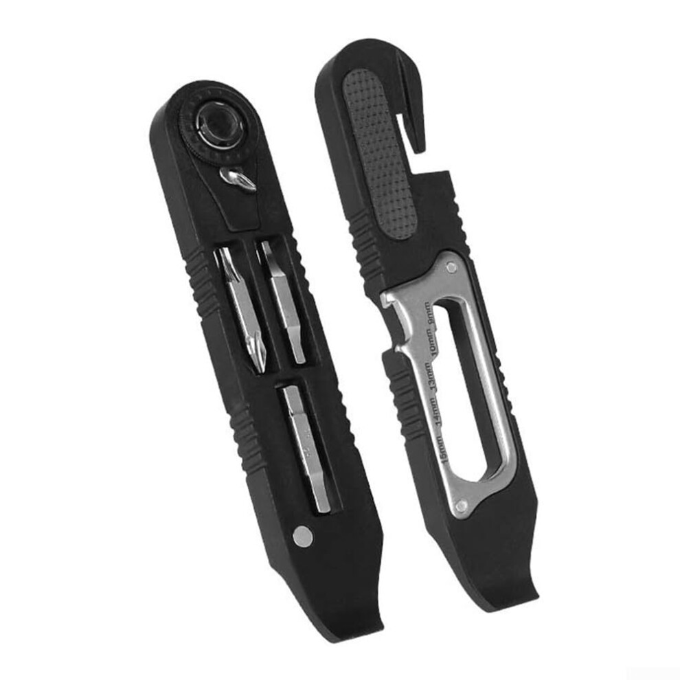 Tire Lever Tool Bike Tire Lever Multifunctional Tyre Bar Rod Hexagonal Wrench Ratchet Wrench Repair Tool 9084446171341
