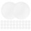 1000pcs white leakproof cap lid liners for 13cm plastic drink cups 11