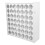 Support mural en avec 49 trous pour ranger pots de peinture 6