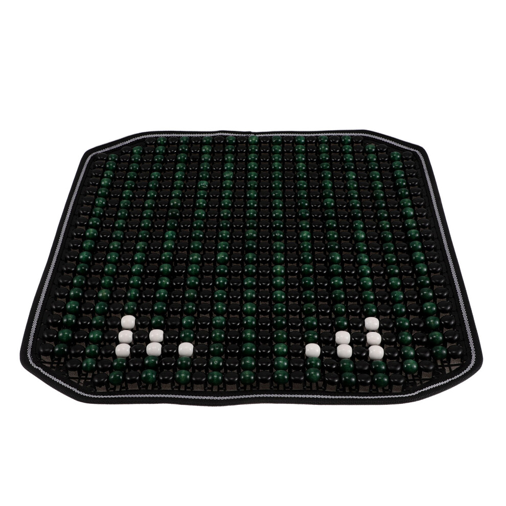 Beaded Car Seat Cover Ergonomic Non Slip Wooden Cushion For Vehicles 3313972350125