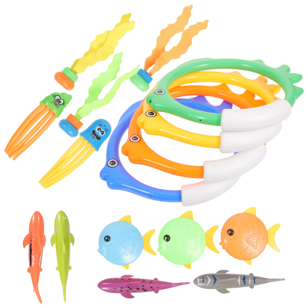 Photos - Pools Accessory pool toys set for kids diving sticks rings swimming training