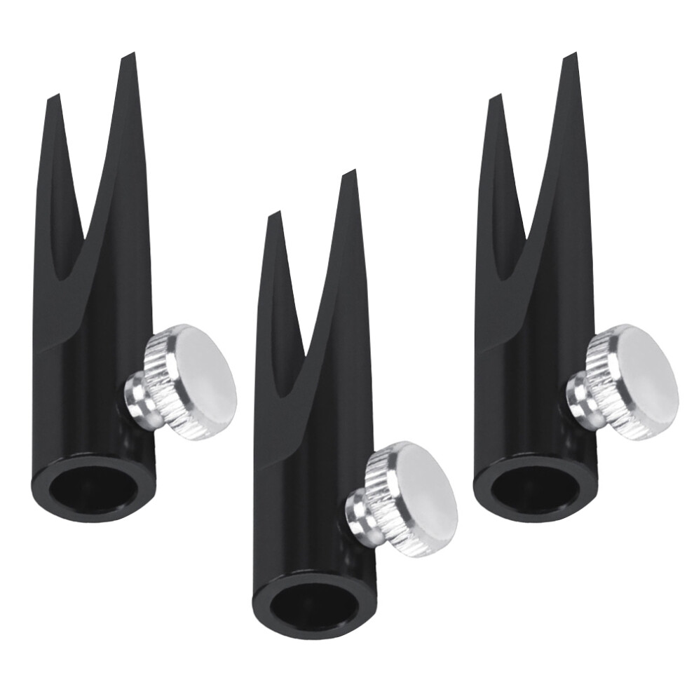 Artibetter 3Pcs Aluminum Alloy Pencil Sharpener With U-Shaped Slots