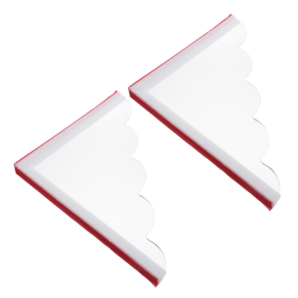 2Pcs Shower Splash Guard 8.84X7.66 Inch Bathtub Water Blocker 3313972363682