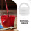 4pcs rubber mop bucket water plug stopper 20mm for basin 9