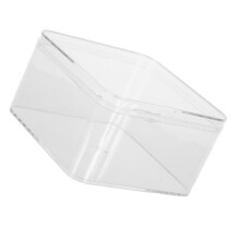 4Pcs Clear Acrylic Organizer Bins With Lids For Candy And Jewelry