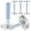 4pcs adjustable threaded headboard stabilizers for bed frame support 1