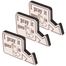 3pcs wooden pool table pocket markers for home bar games and decor