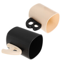 2pcs couple toothbrush cups: portable plastic for home, travel, dorm