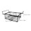 foldable freezer organizer bin stackable metal basket for chest fridge 3
