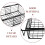 foldable freezer organizer bin stackable metal basket for chest fridge 8