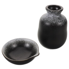 1 Set Porcelain Sake Set: 400ml Tokkuri Bottle And Ochoko Cups