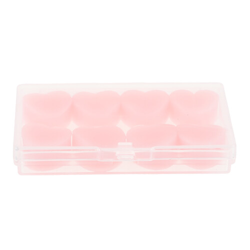 8 pcs silicone earplugs for sleeping swimming reusable with case