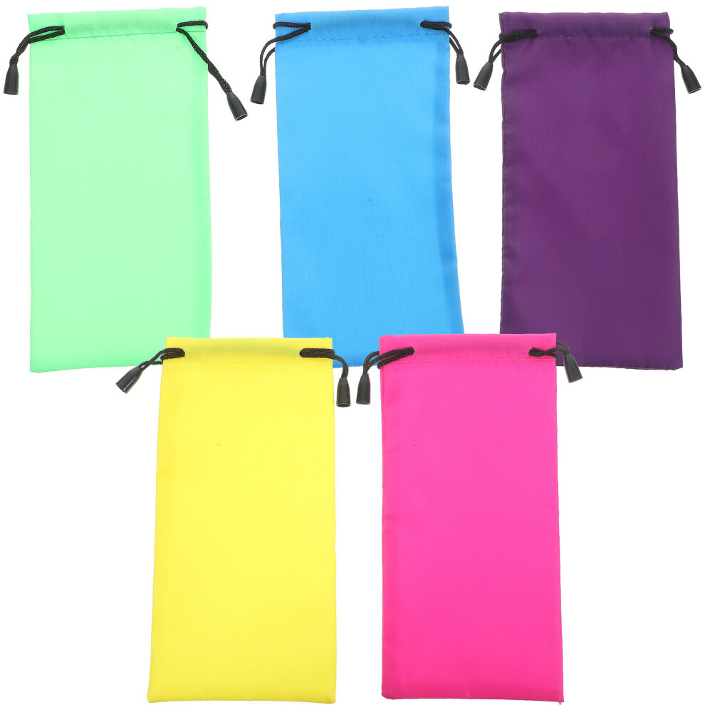 Ohphcall 20Pcs Sunglasses Storage Pouches Drawstring Glasses Bag For Men Women