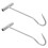 2Pcs Manhole Hook Tool: 12.18 Inch Single Hook For Lifting Cover 1