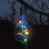 6pcs solar powered led chandelier bulb copper wire warm white light 8