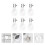 6pcs solar powered led chandelier bulb copper wire warm white light 5