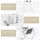 6pcs solar powered led chandelier bulb copper wire warm white light 10