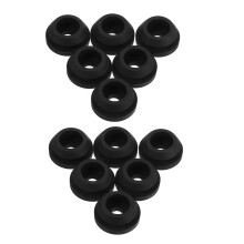 12St Rubber Kousset Rv Gaskookplaat Beschermers Zwart Voor Camping