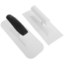 2pcs flat edge finishing trowel for wall smoothing and plastering