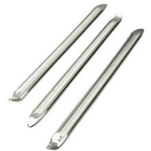 Tire Lever 30cm Set of 3 Tyre Spoon Rim Opener for Auto and Motorbike, Silver Car Repair Tool