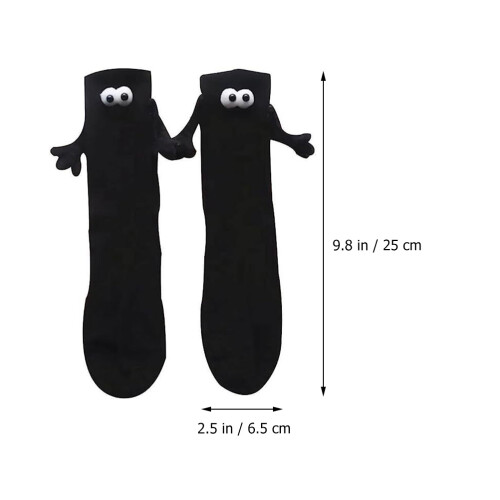 2 pares de unissex algodão, , média 1