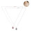 2Pièces Colliers Pendentifs Chic Pour 5