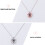 2Pièces Colliers Pendentifs Chic Pour 11