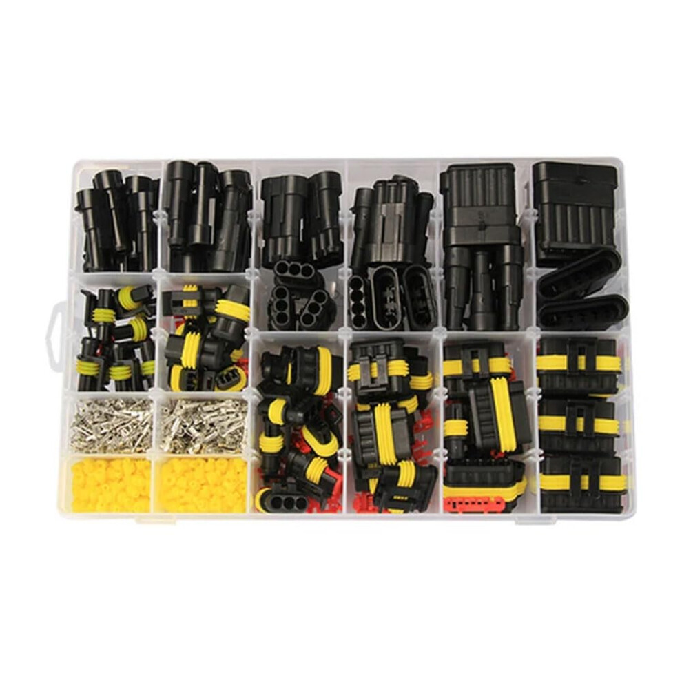 708Pcs Pin Hid Waterproof Connectors Dt Male And Female Plug Automotive And Marine Wiring Replacement Parts 9354506027315
