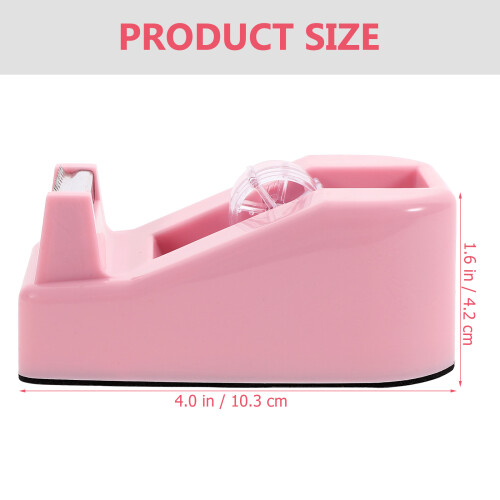 Tape Holder Plastic Dispenser Tabletop Cutter Tool For Home Office 2
