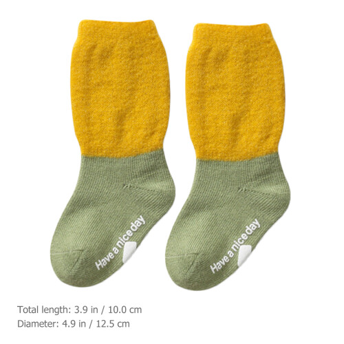 3 pares calcetines antideslizantes bebé, , 1