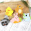 100 tarjetas mapache para y fiestas 6