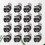 100 tarjetas mapache para y fiestas 5