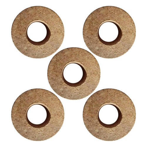 5Stk Holzdeckel Für Glasvase 6,5 Cm Mit Mittelloch