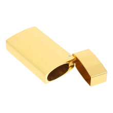 metal lighter case portable protective sleeve for cigarettes golden