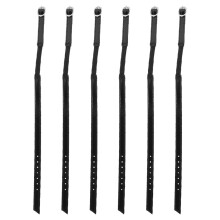3Paren Zwarte Decoratieve Enkelbandjes Comfortabel