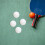 60pcs white plastic pingpong balls for training, games, decorations 5
