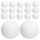 60pcs white plastic pingpong balls for training, games, decorations 10