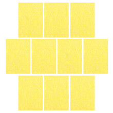 10pcs soldering iron tip cleaner square sponge pad high absorption