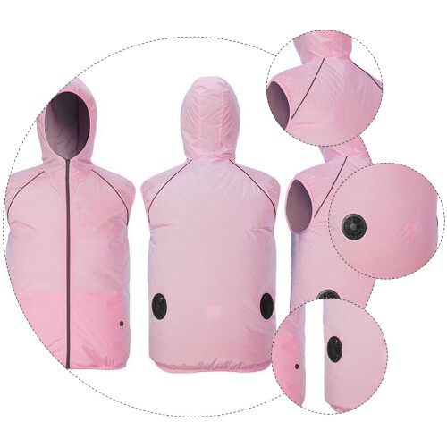 cooling vest with reflective design for summer wear