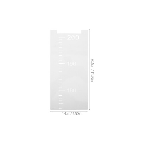 7Pcs Kids Growth Chart Stencil Reusable Height Measuring Template 2