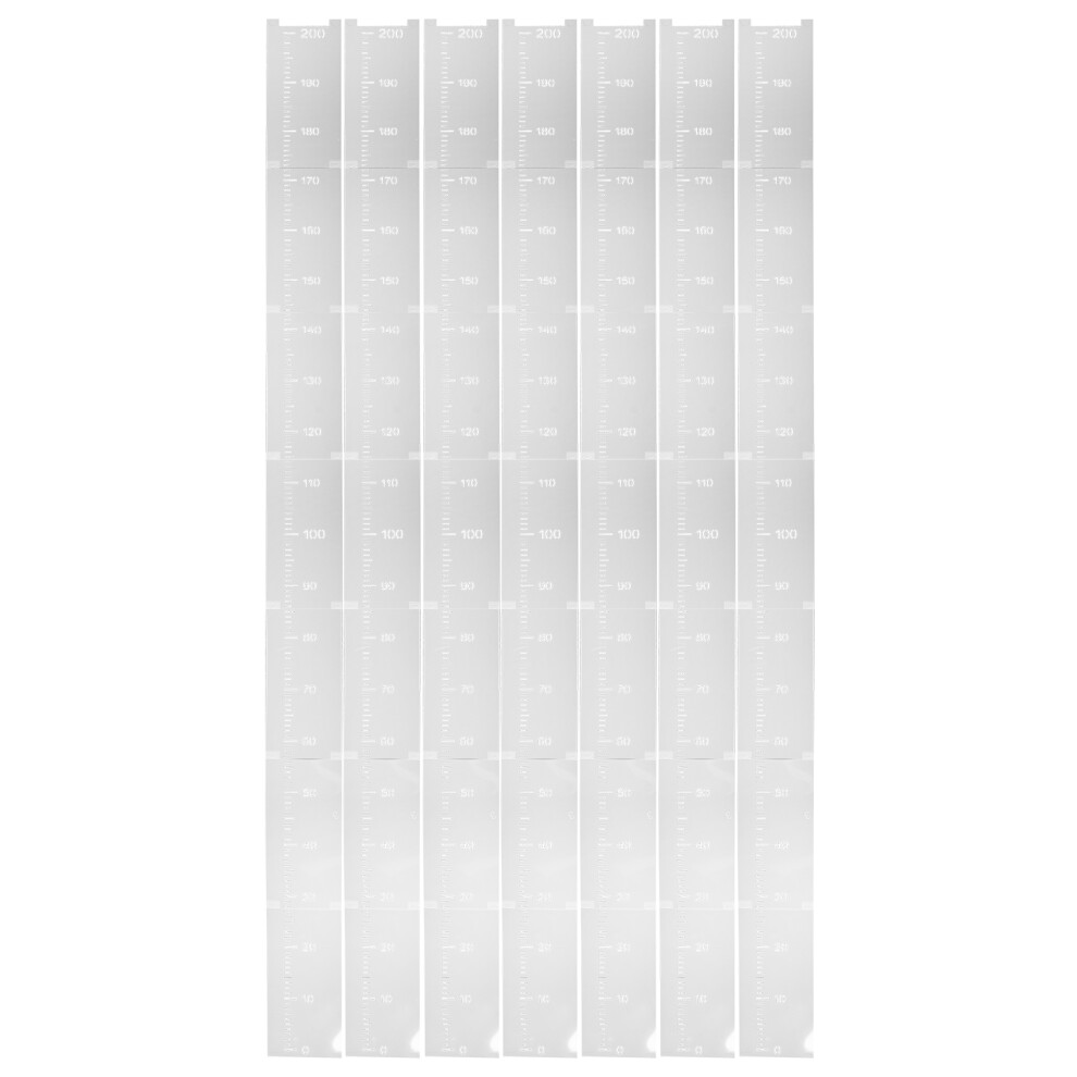 7Pcs Kids Growth Chart Stencil Reusable Height Measuring Template Artibetter
