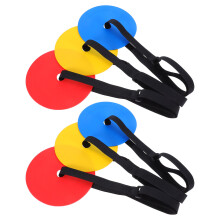 6pcs soccer hanging target with adjustable strap for skills training