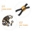 100pcs adjustable black leg bands for chicks poultry quails ducks 9