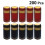 200pcs red or black shrink capsules with golden edge 9