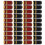 200pcs red or black shrink capsules with golden edge 4