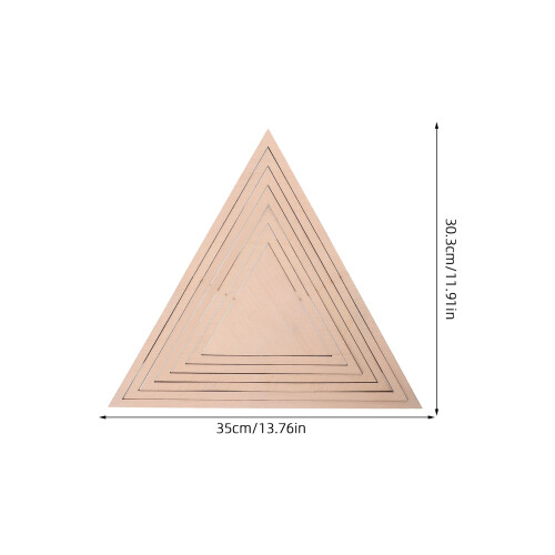 triangular pottery tools set with wooden geometric rail for ceramics 1