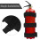 3pcs adjustable fire extinguisher mount for car trunk use 10