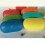 portable oval pill box with 6 removable compartments, dark blue 5