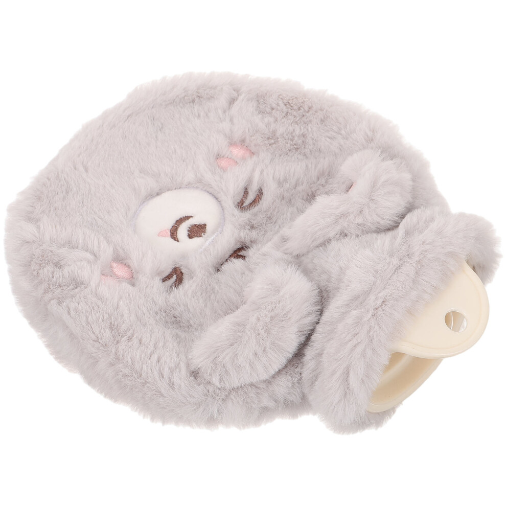 Iplusmile Cute Cartoon Fuzzy Hot Water Bottle Decorative Heating Bag