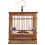 Bamboo Bird Cage: Handmade Rectangular With Tray And Hook For Birds 10